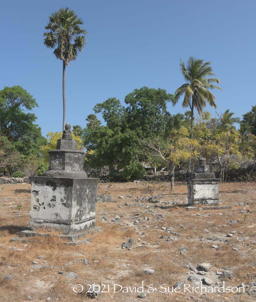 Description: Graves of the last Raja and his wife