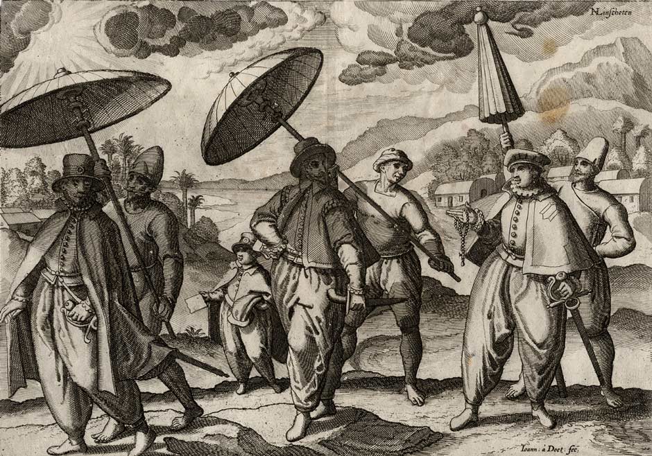 Description: The Portuguese in the East Indies 1596