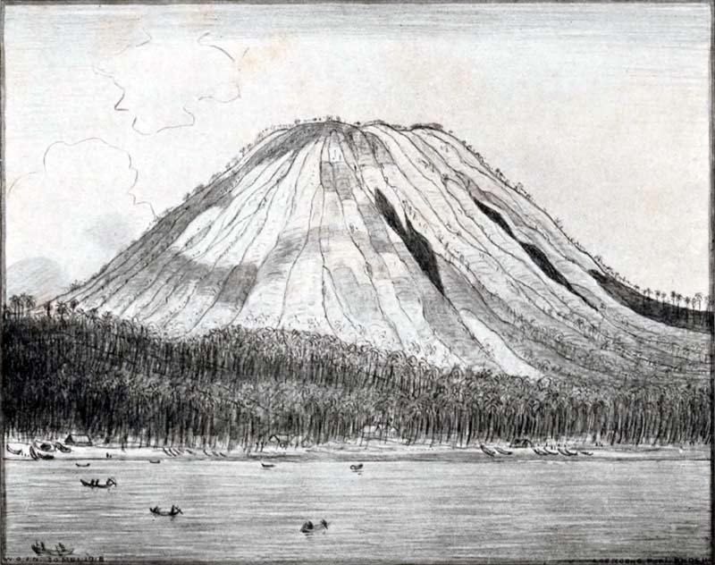 Description: Gunung Meja from Ippi Bay