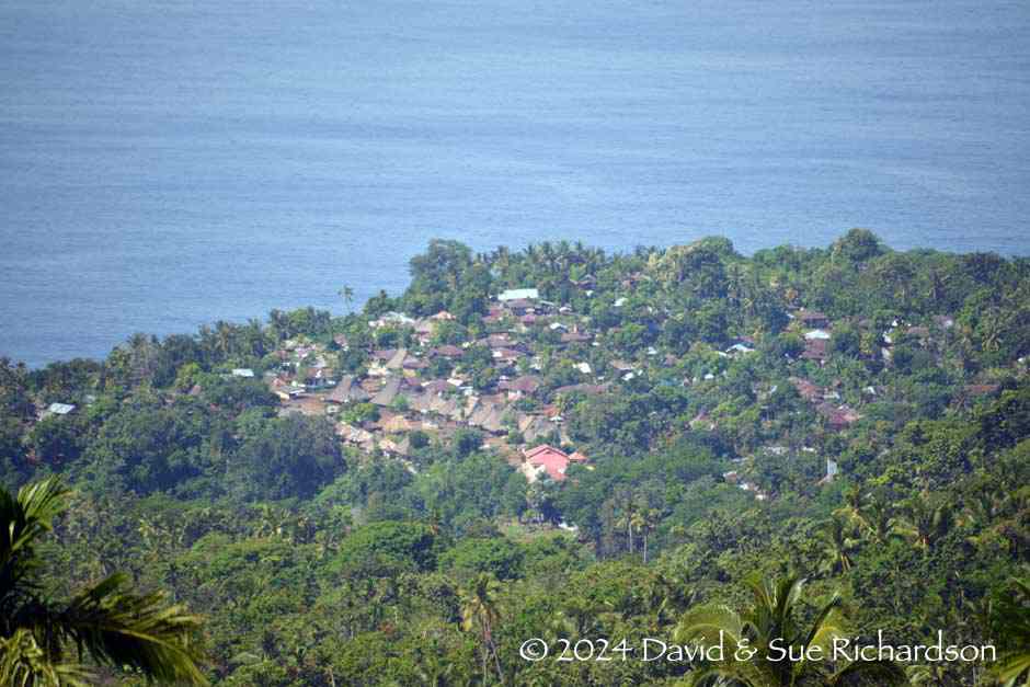 Description: Looking down on Nggela from above Pora in 2017