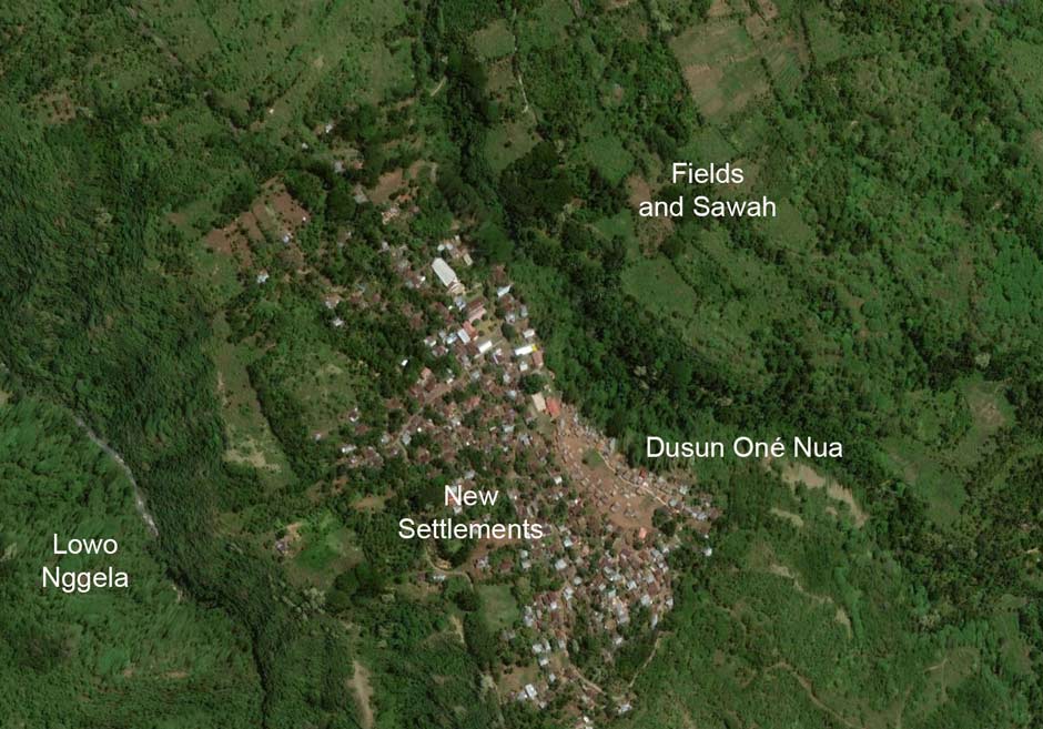 Description: The geography of kampong Nggela