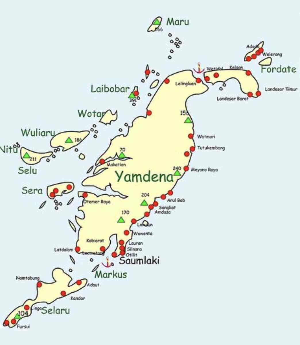 Description: The Tanimbar Archipelago
