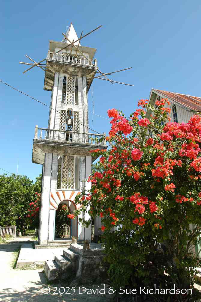 Description: The Catholic church at Sangliat Dol