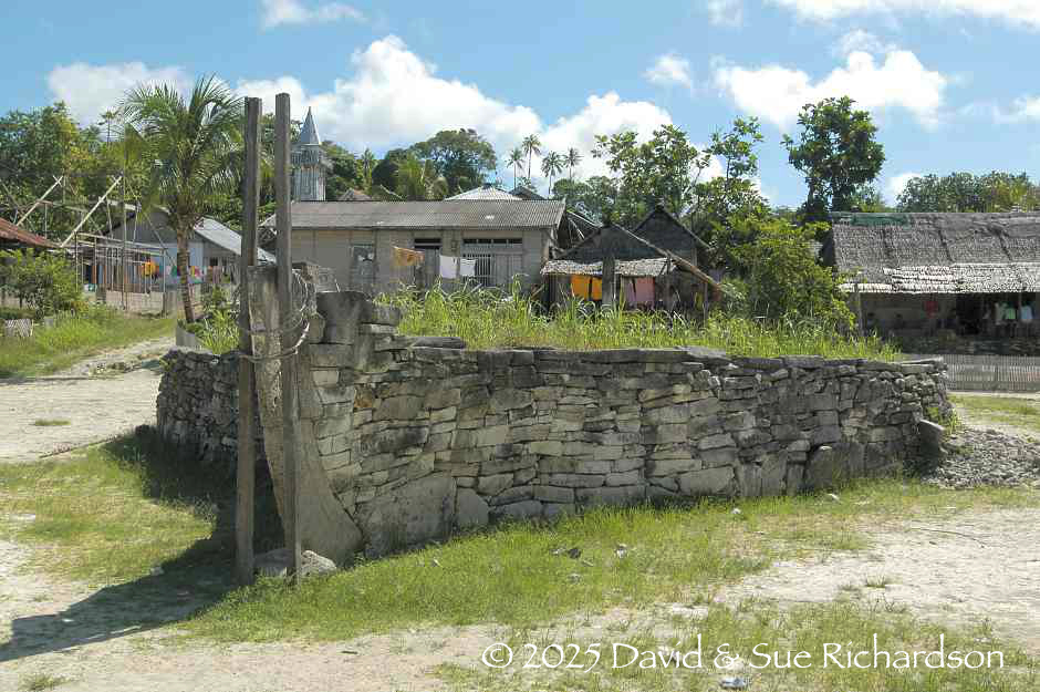Description: The stone boat at the clifftop villager of Sangliat Dol