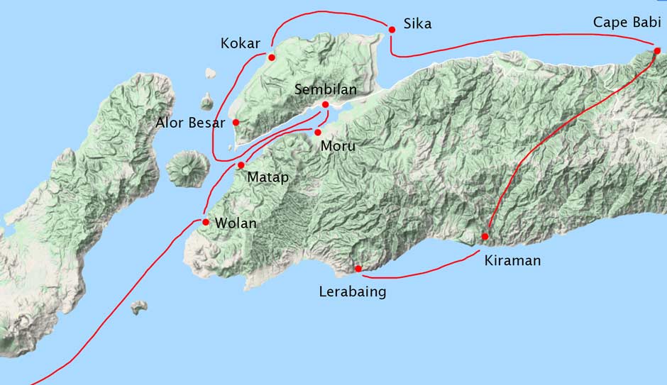 Description: The route of Maleikili