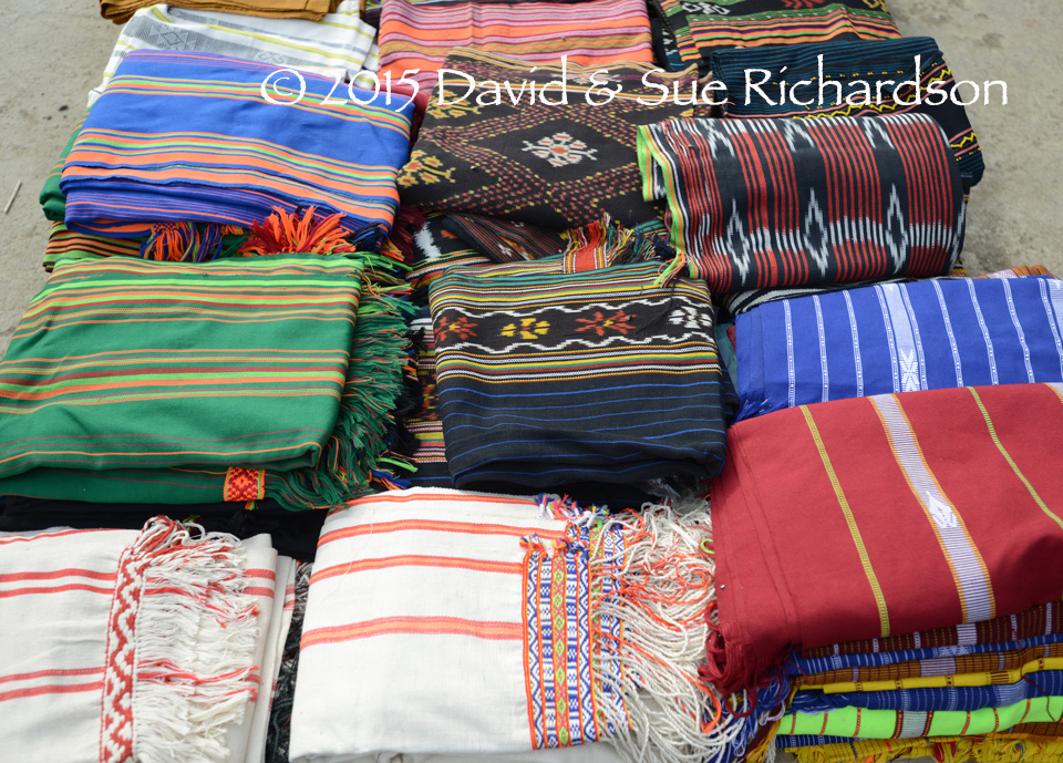 Description: Textiles from West Sumba