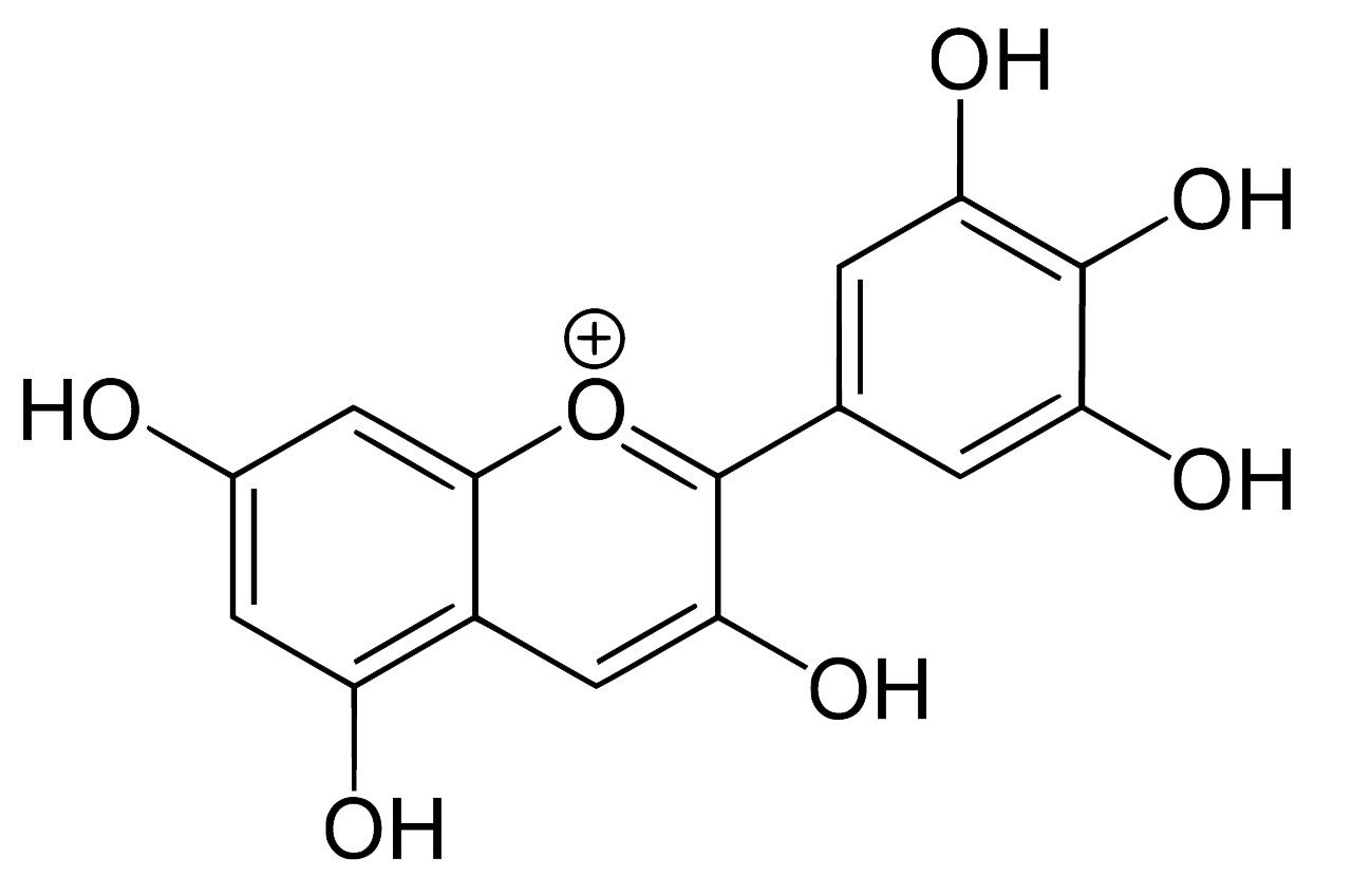 Description: Delphinidin structure