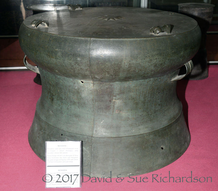 Description: Bronze drum on Alor