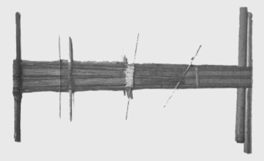 Description: Small loom for weaving narrow bands