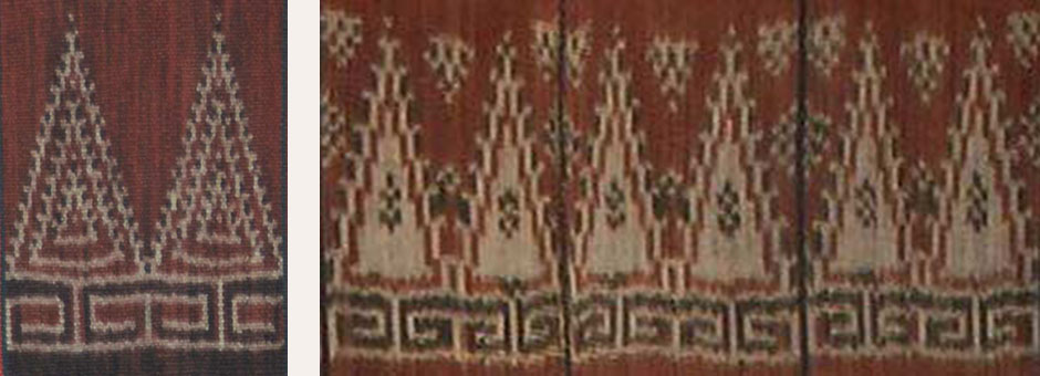 Description: Kisarese tumpal motifs