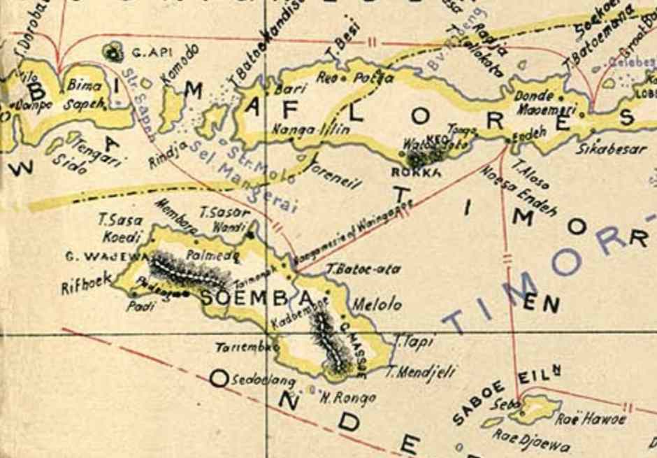 Description: Sumba map of 1893