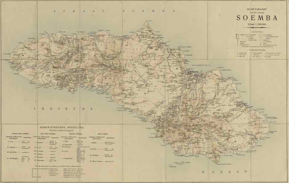 Description: 1915 map of Sumba