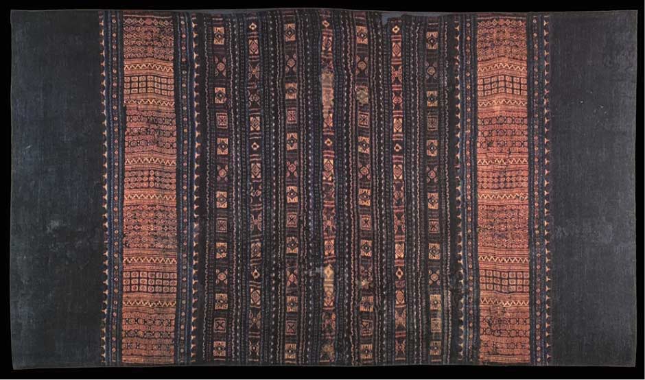 Description: Antique sarong collected from the Porso region of Sulawesi