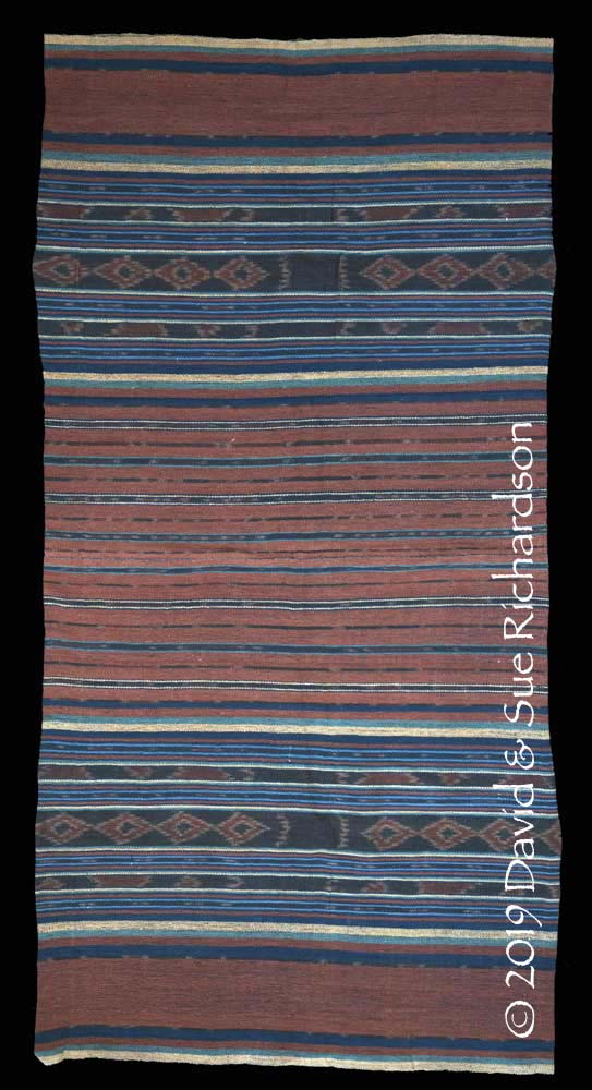 Description: A kewatek nai juah woven by Yusfina Osé Lebuan from Lewopenutung