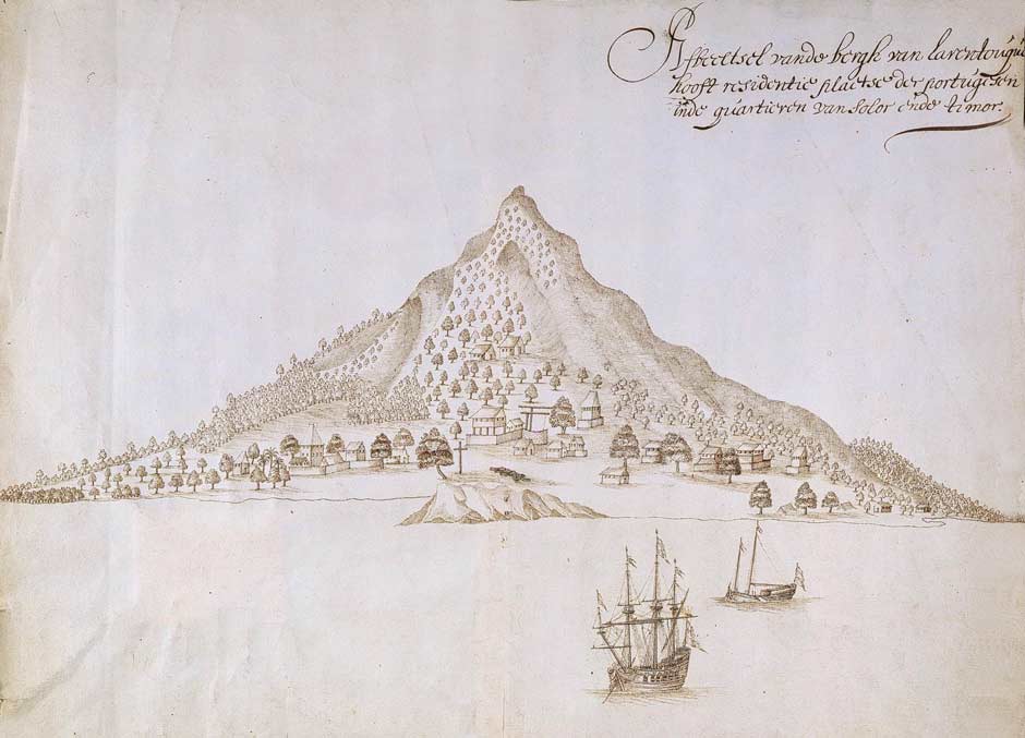 Description: Larantuka in 1672