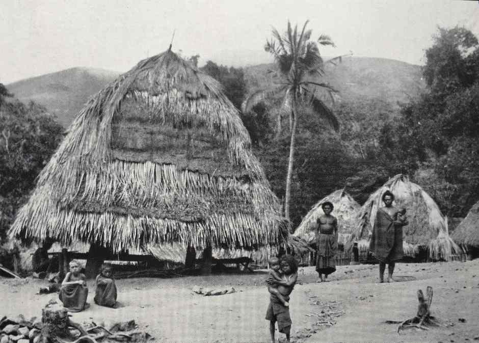 Description: Houses at Karang Ora