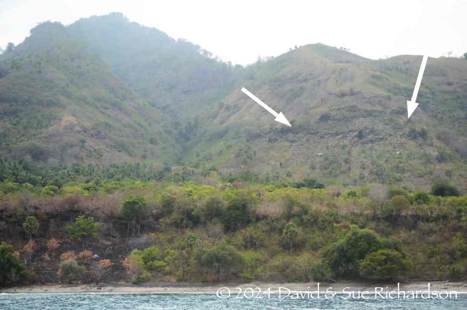 Description: Hillside fields belonging to kampong Kenota