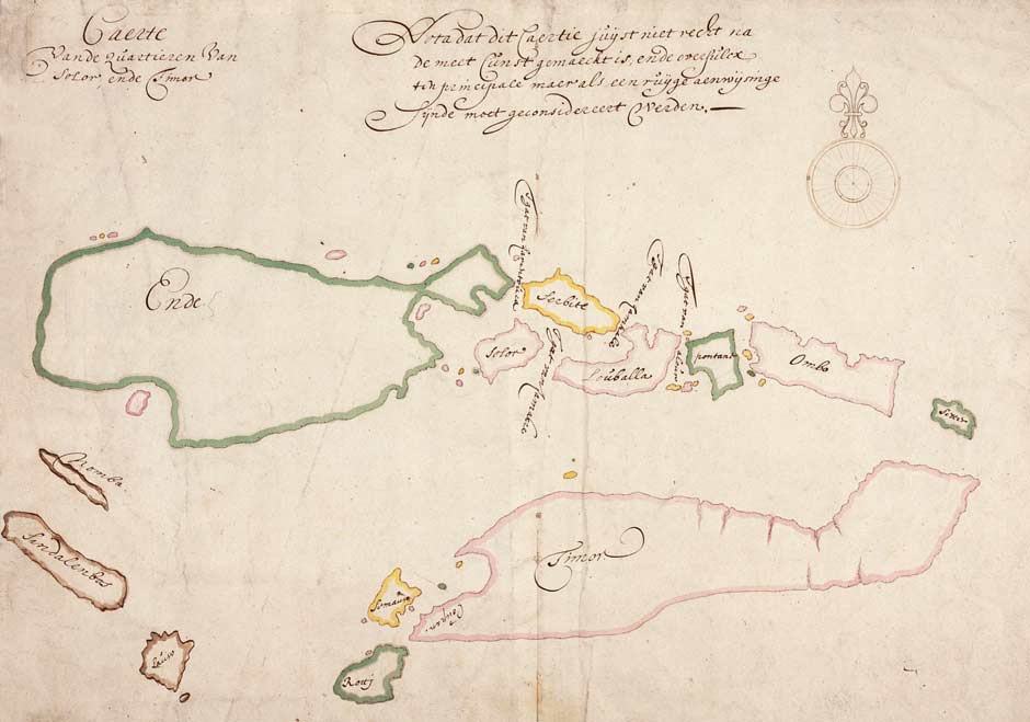 Description: A crude map of the eastern islands